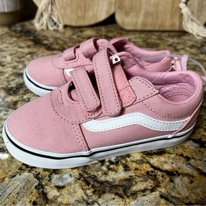 Brand new pink canvas van